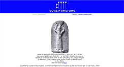 Desktop Screenshot of cuneiform.org