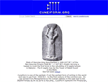 Tablet Screenshot of cuneiform.org